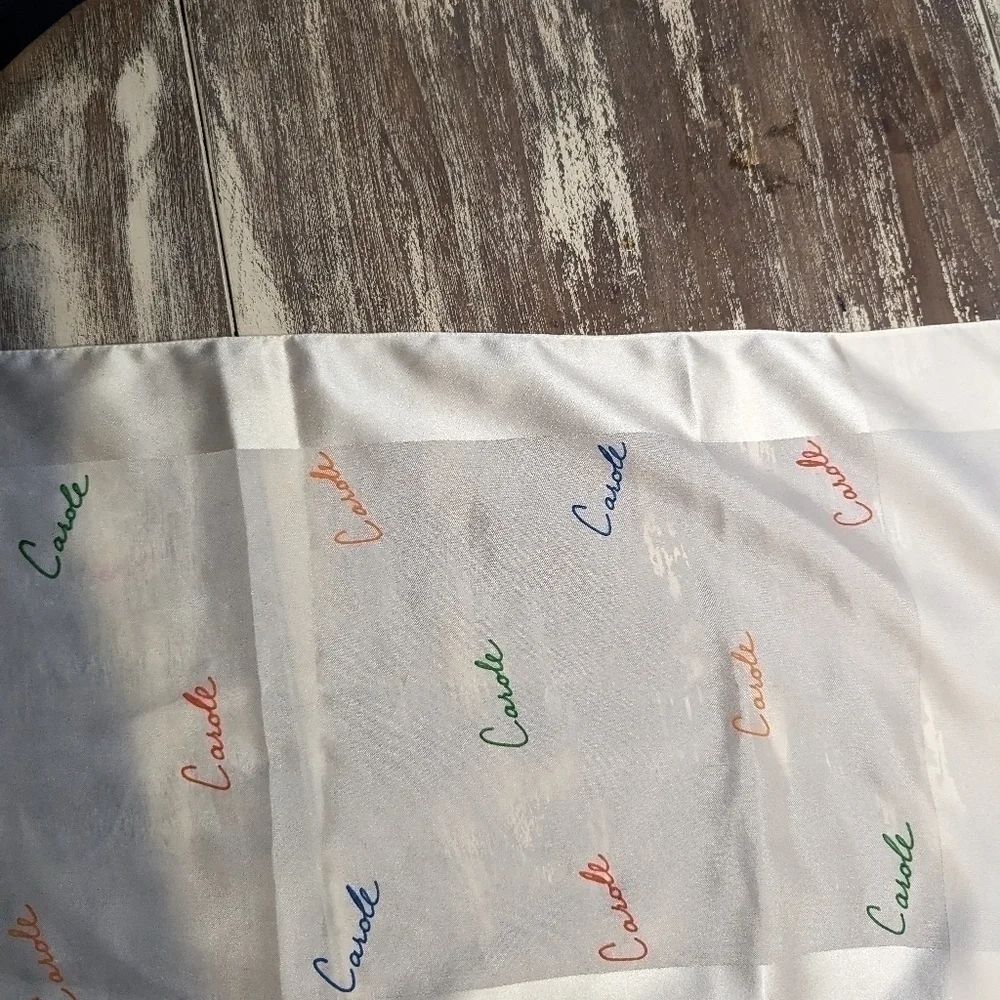 Carole Little Women's scarf with rainbow colored 